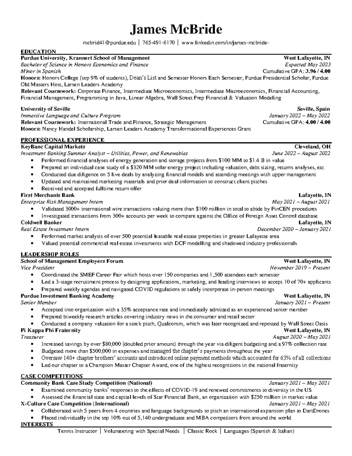 James Mcbride Resume Template - Thumb 1200 1553 