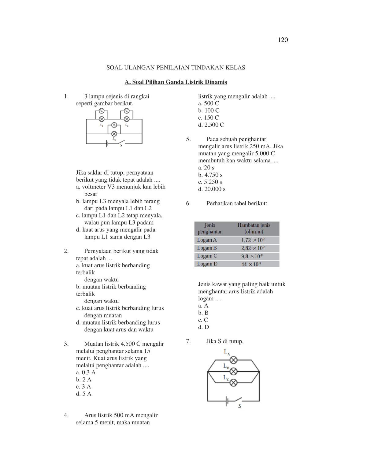 Latihan Soal Kelas 12 - Practice Kimia - 120 SOAL ULANGAN PENILAIAN ...