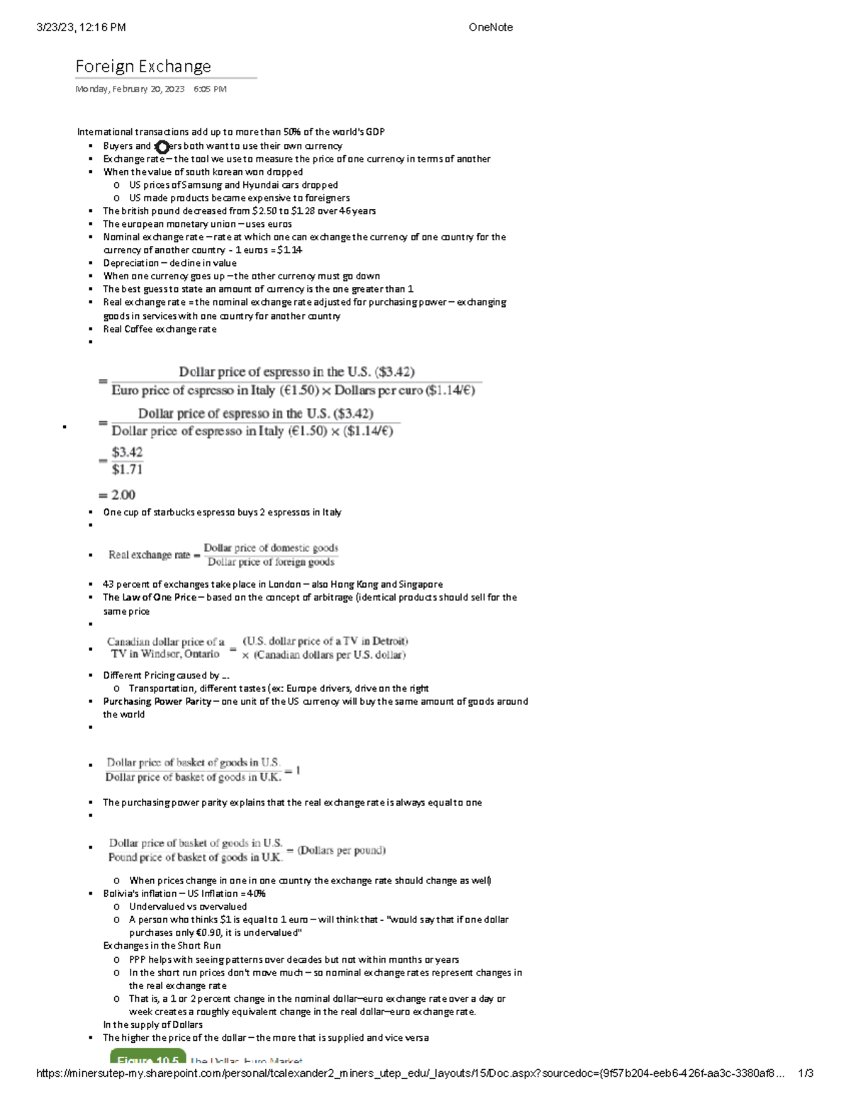 Money and Banking Chapter 10 notes 3/23/23, 1216 PM OneNote Studocu