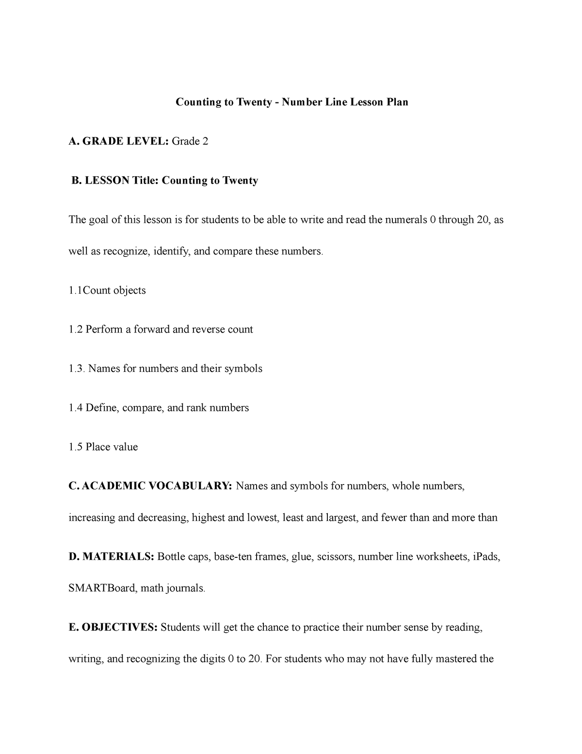 math-lesson-plan-number-line-counting-to-twenty-number-line-lesson