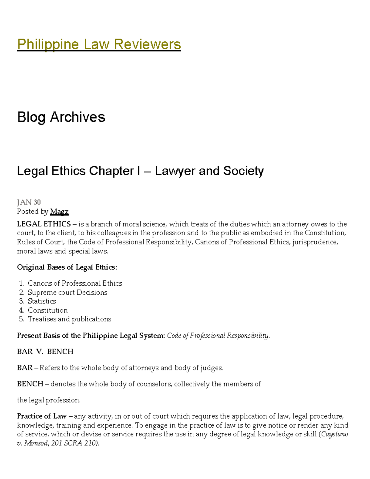 Midterm Reviewer - Posted By Magz Philippine Law Reviewers Blog ...