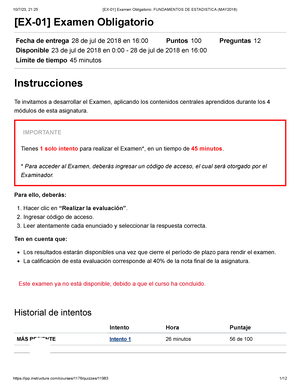 [M4-E1] Evaluación (Prueba) Fundamentos DE Estadística 5 - [M4-E1 ...