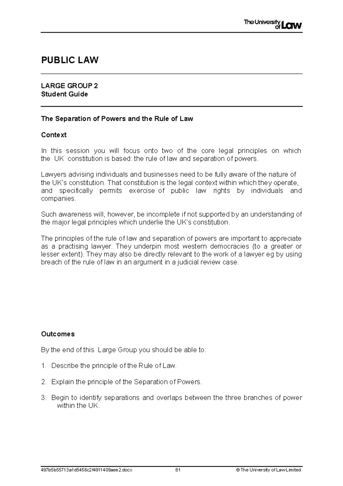 2021 Pub Lg02 Ce01 Student Guide - PUBLIC LAW LARGE GROUP 2 Student ...