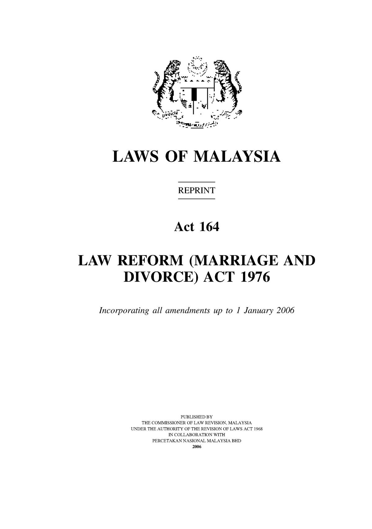 Law act. Law Reform (marriage & Divorce) Act 1976. Law Reforms. Law 234. FCRA Law manual.