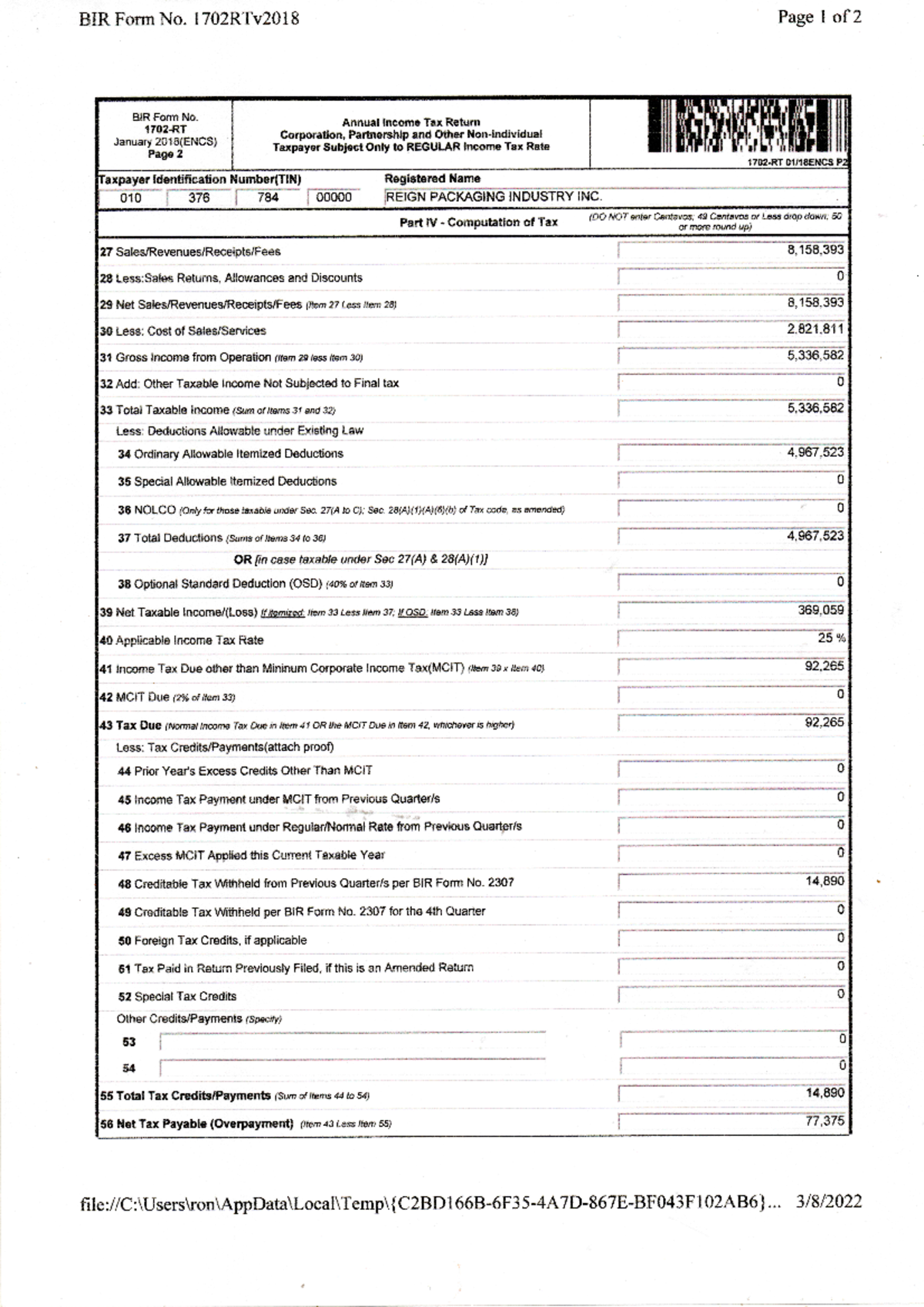 Img20220720 15024277 - accounts - Accountancy - Studocu