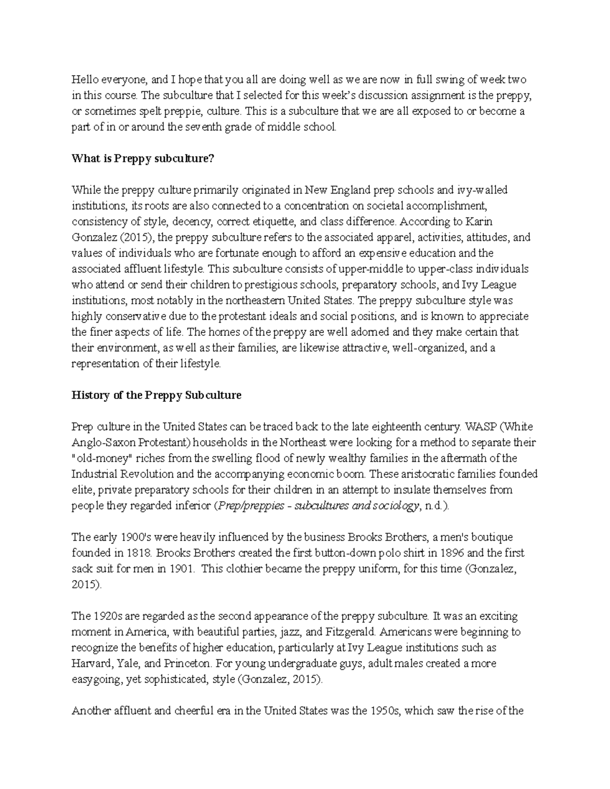 Week 2 Week 2 Assignment Hello everyone, and I hope that you all