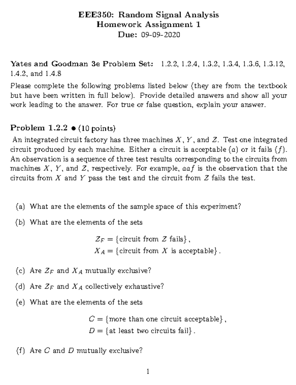 HW1 -1968302709 - Hehdhdb - EEE350: Random Signal Analysis Homework ...