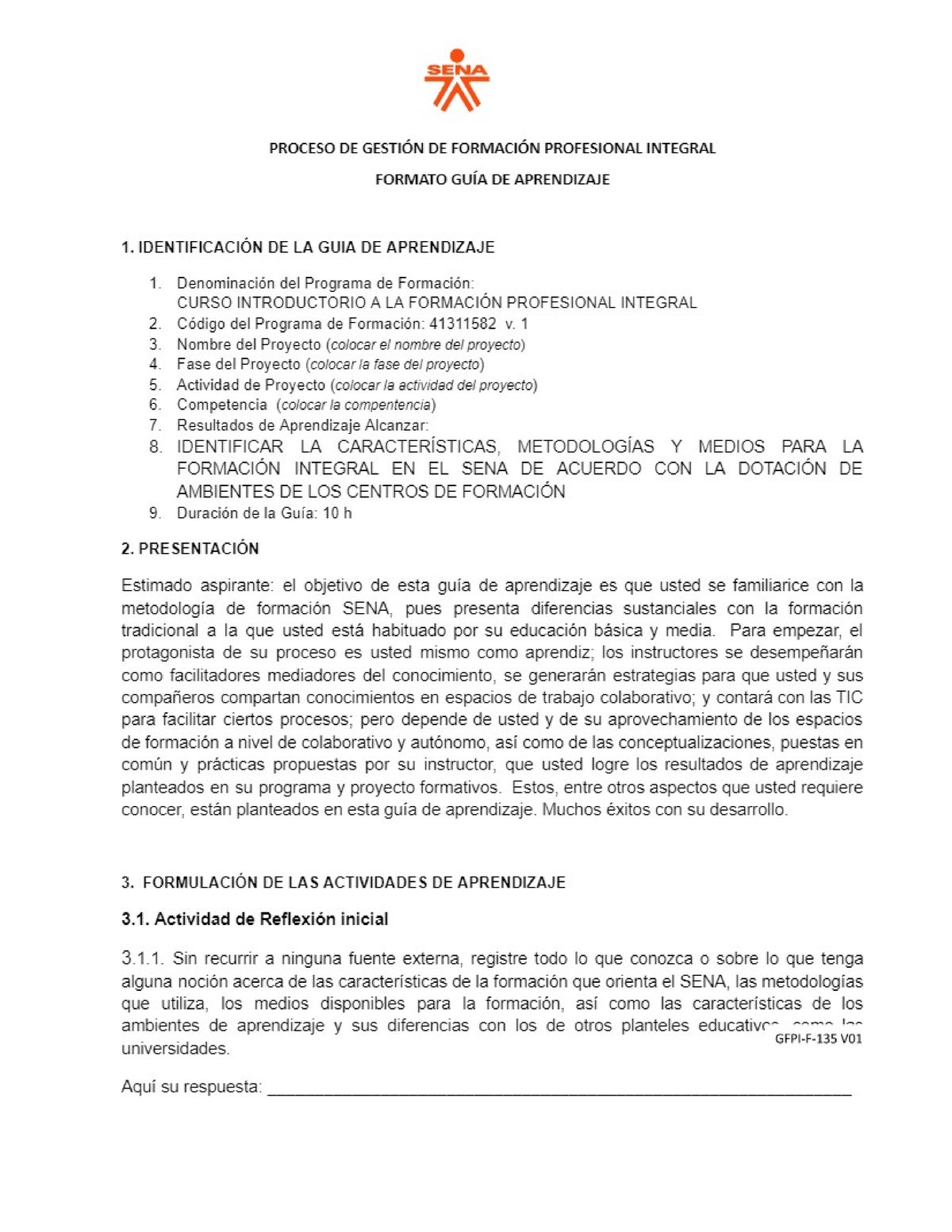 Guia 3 De Inducción Aprendizaje Metología Y Medios - Documentos De ...