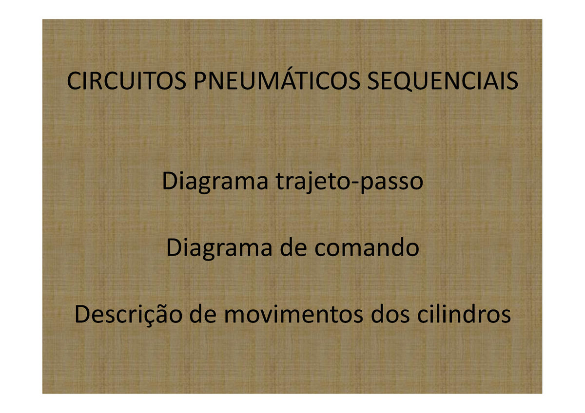 2-Circuitos Sequenciais-Diagramas Descrição De Movimentos Localização ...