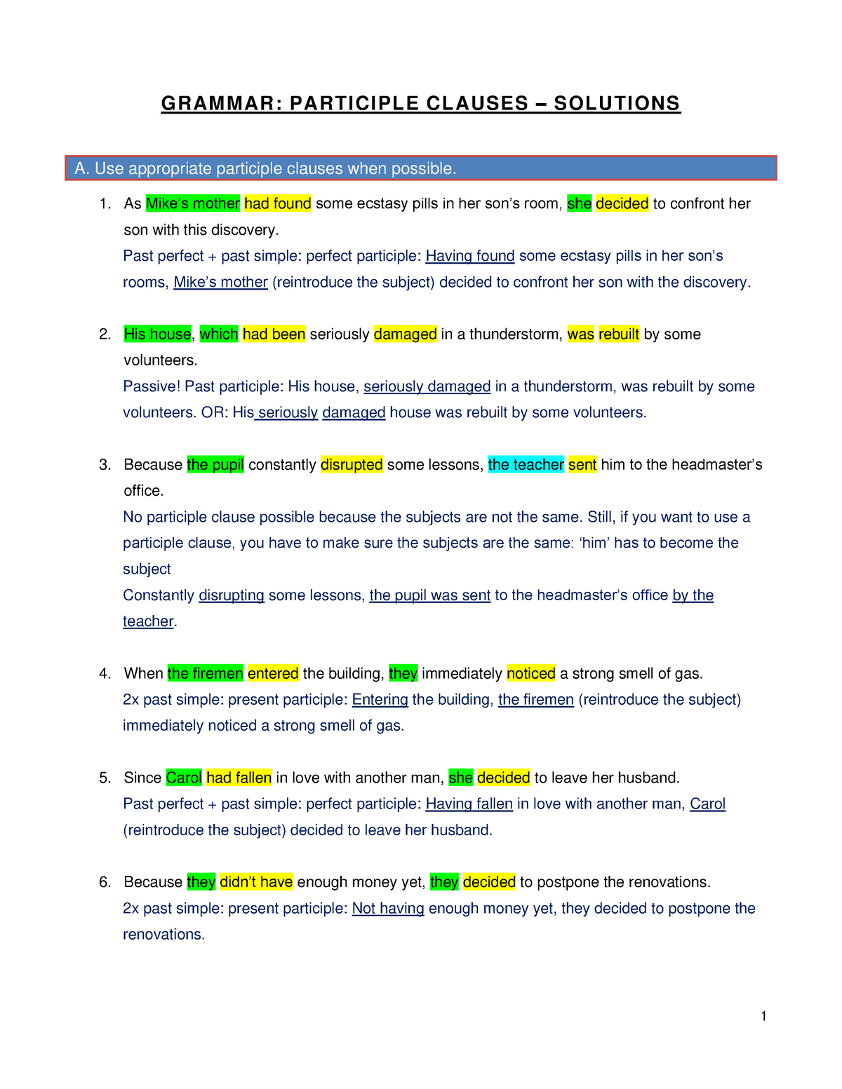 grammar-participle-clauses-solutions-1-g-r-am-m-ar-p-ar-tic-ip-l