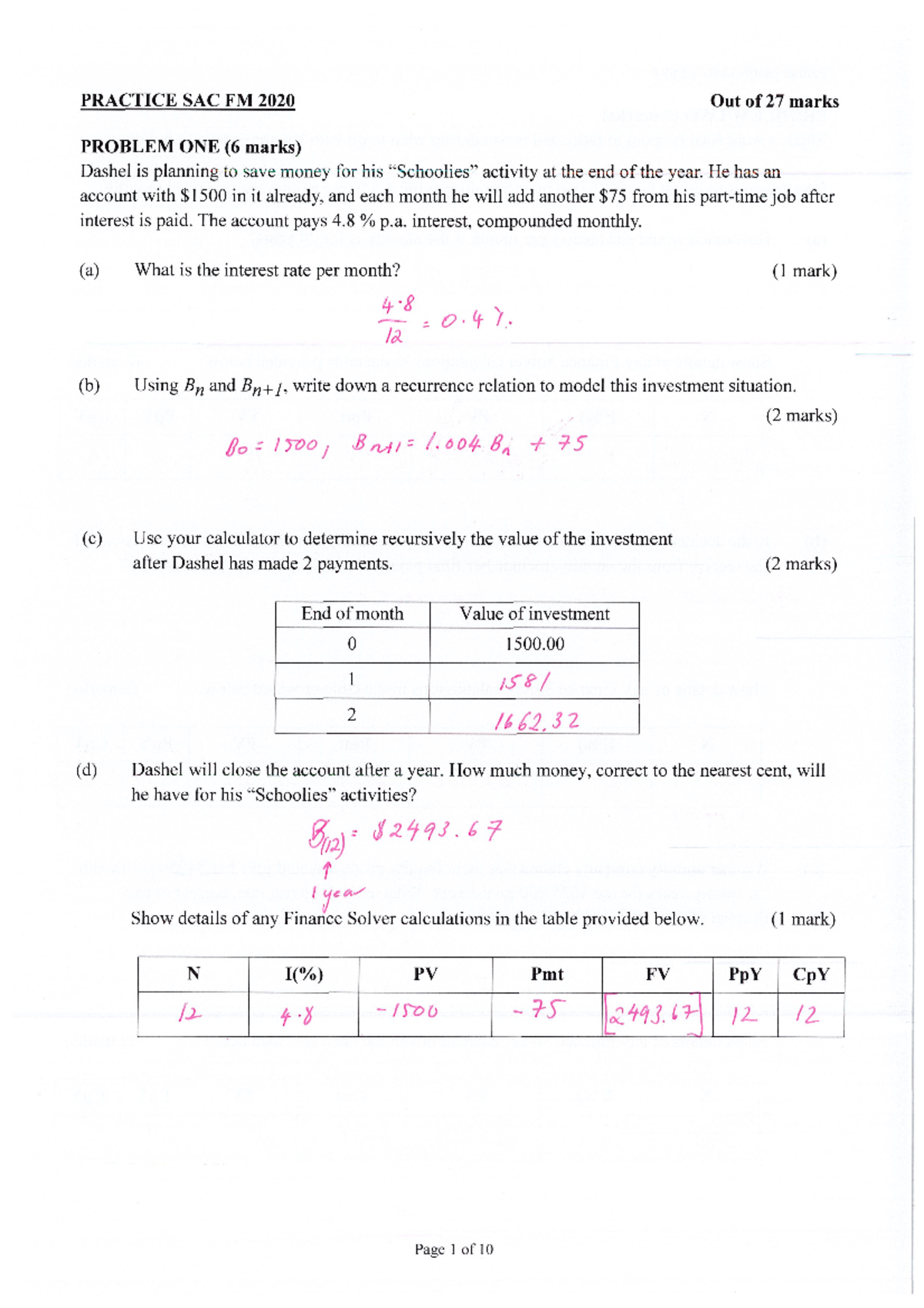 2020 Practice SAC 2020 Answers - Studocu