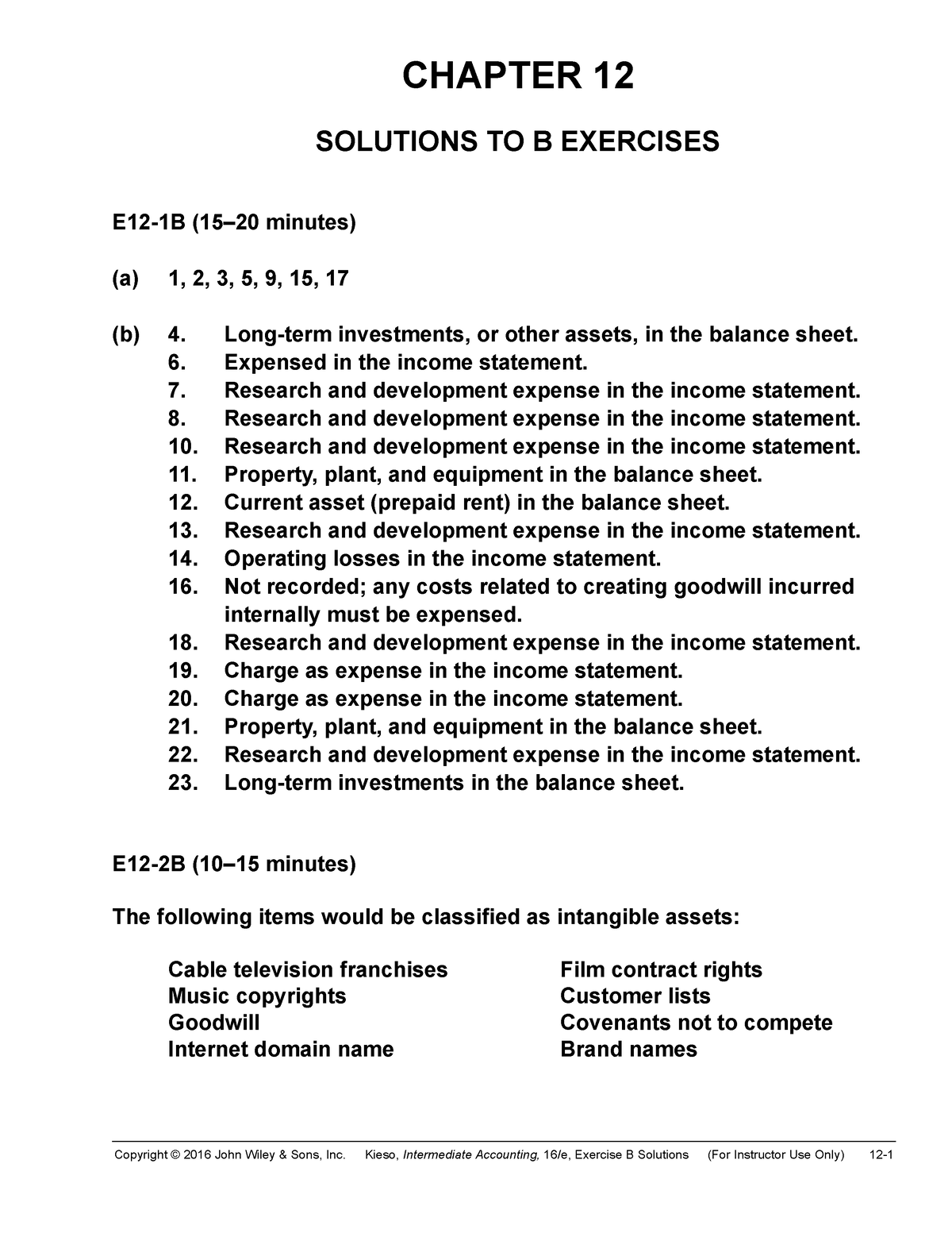 INT Assets Exercises Set B Solutions - CHAPTER 12 SOLUTIONS TO B ...