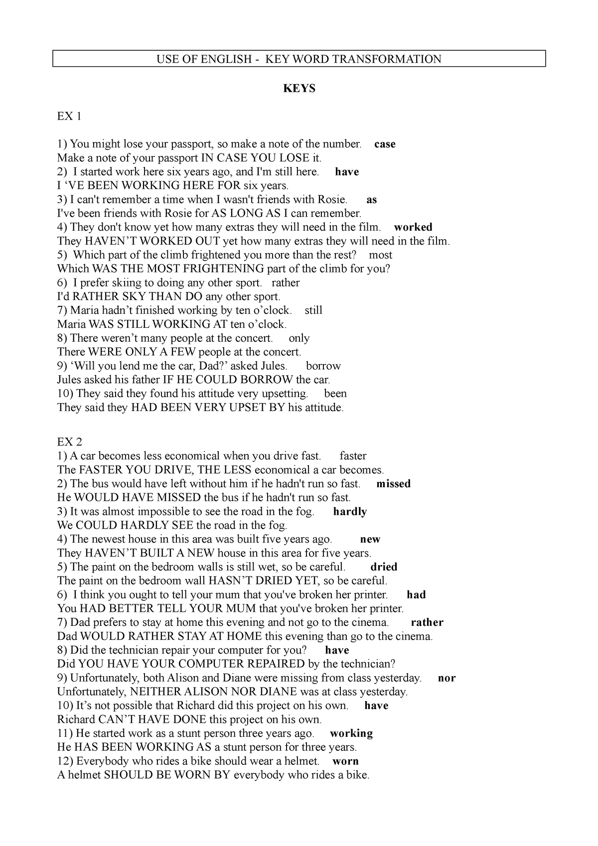 2012-13-ex-key-word-transformations-keys-use-of-english-key-word