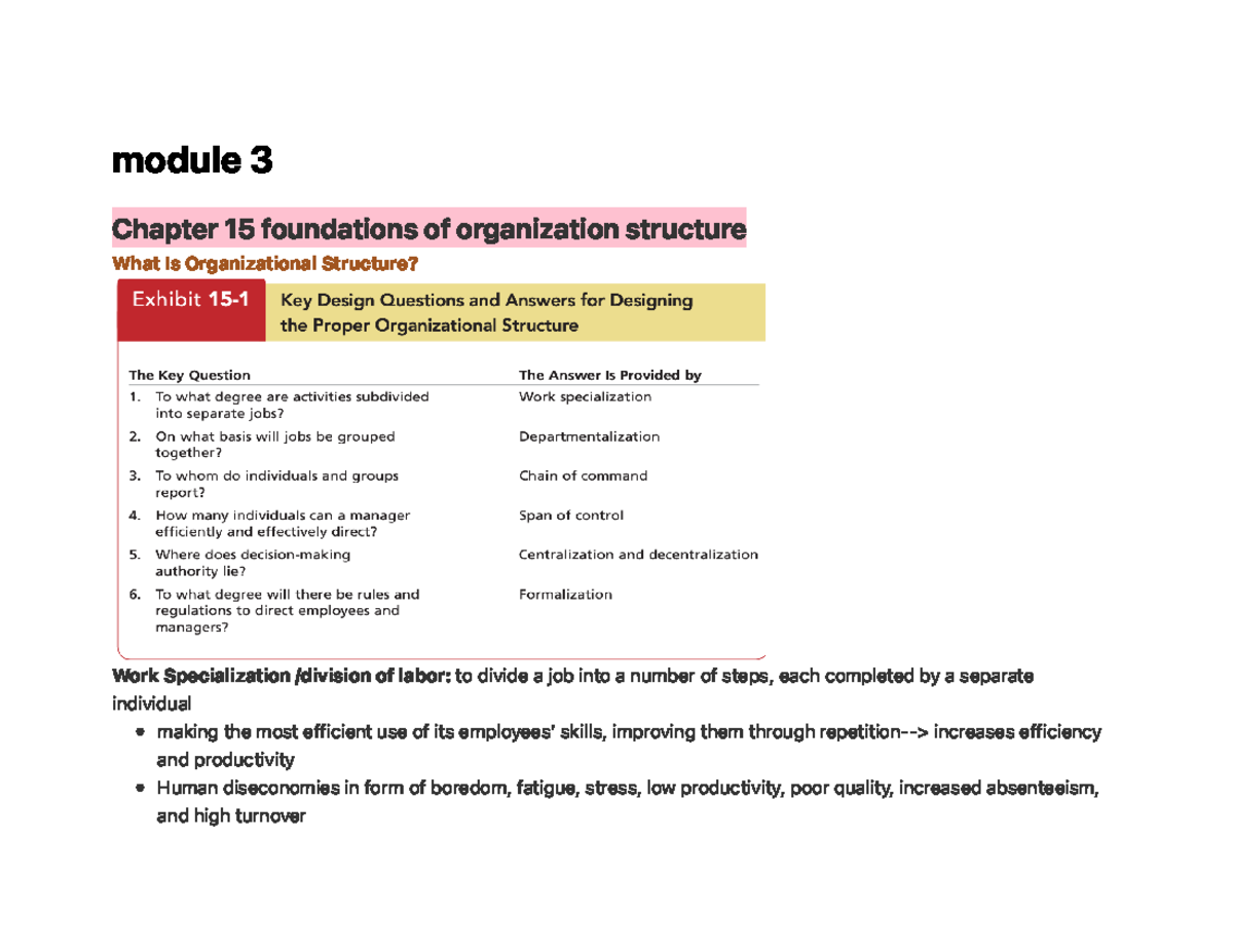 Module 3 - spring 2021 - module 3 Chapter 15 foundations of ...