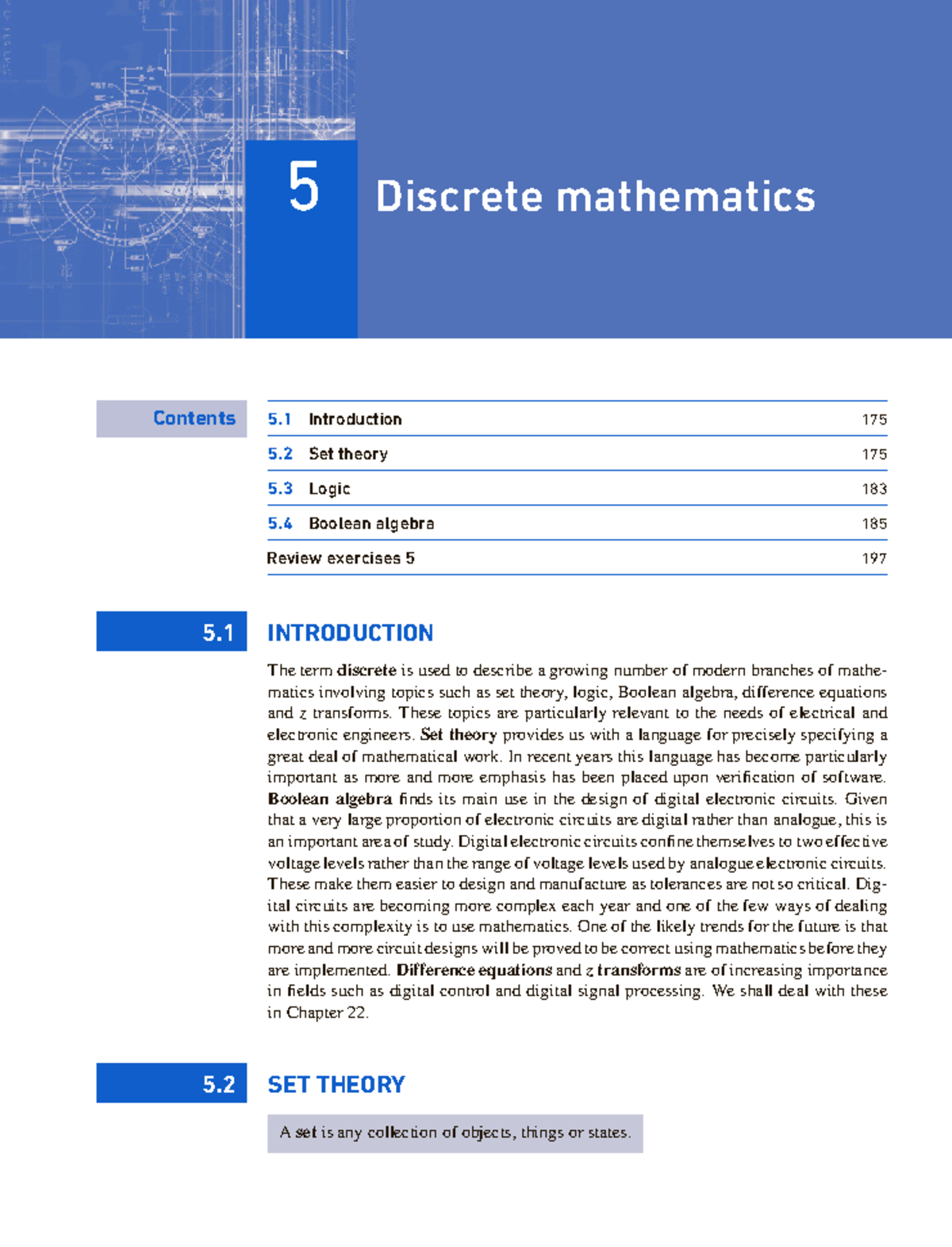 Engineering Mathematics 5th 14 - 5 Discrete Mathematics Contents 5 ...