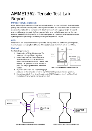 AMME1362 Lab Report 1