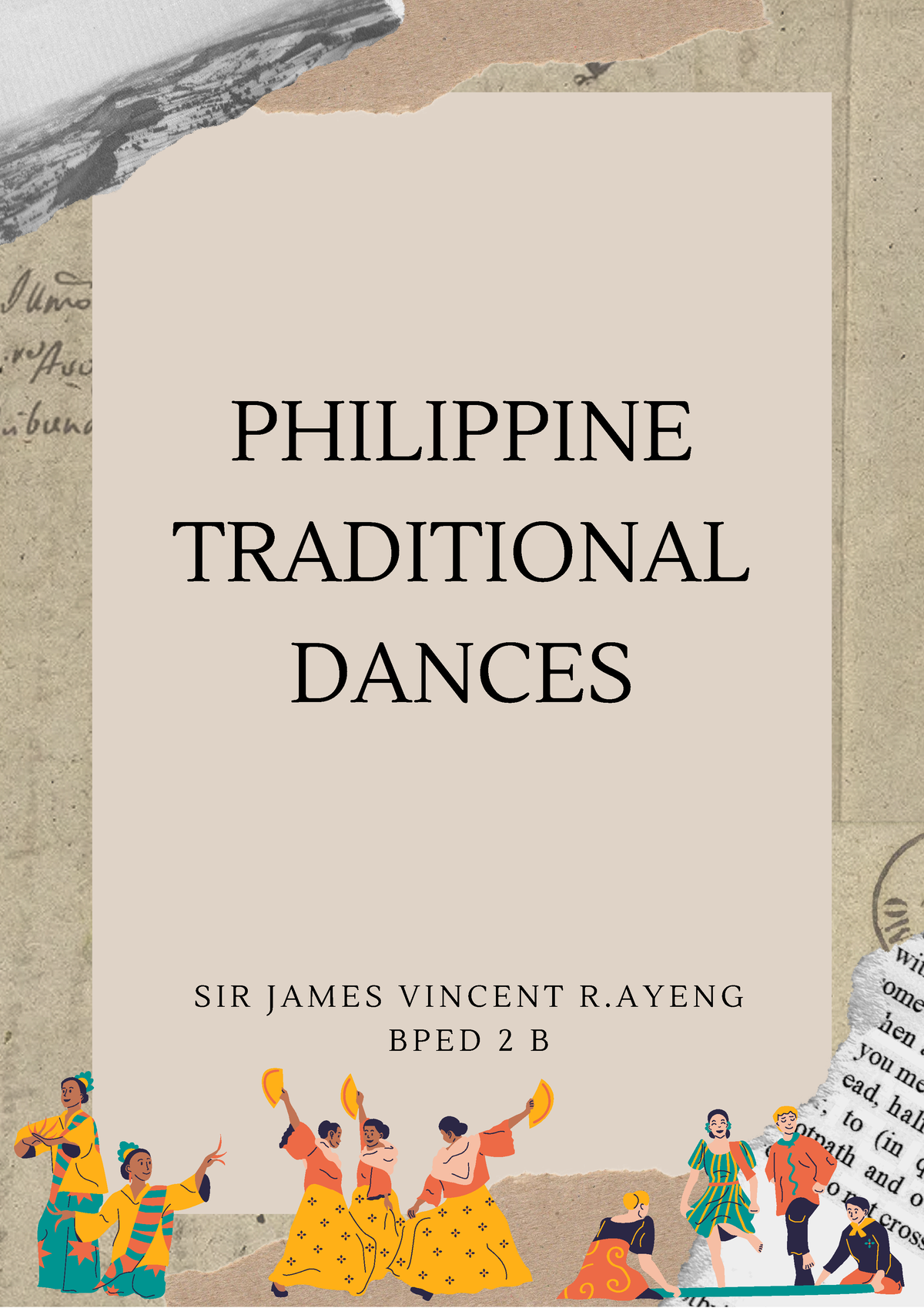 Llllllll - ... - PHILIPPINE TRADITIONAL DANCES S I R J A M E S V I N C ...