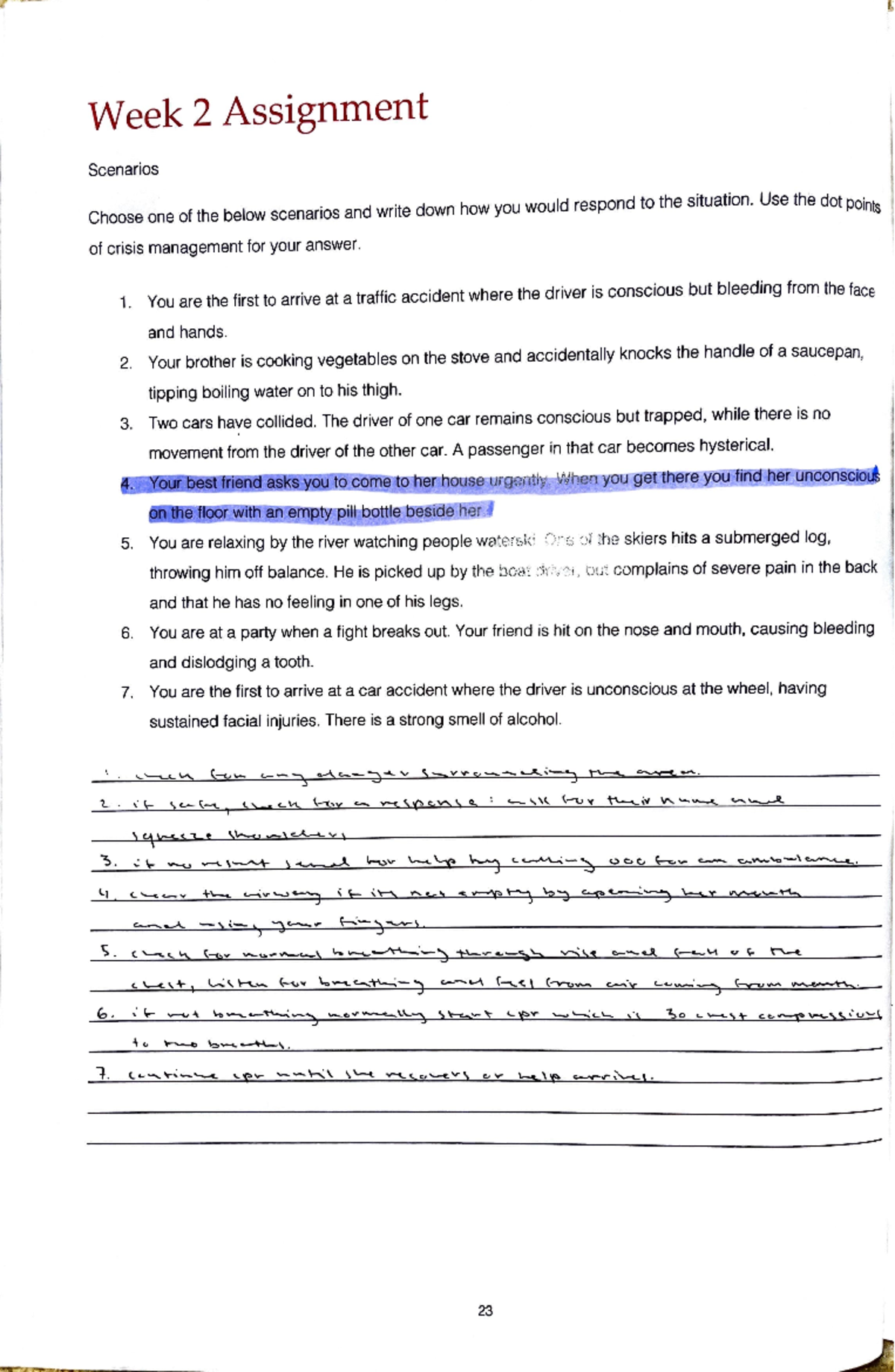 Adobe Scan 5 Aug 2024 - pdh - Week 2 Assignment Scenarios Choose one of ...