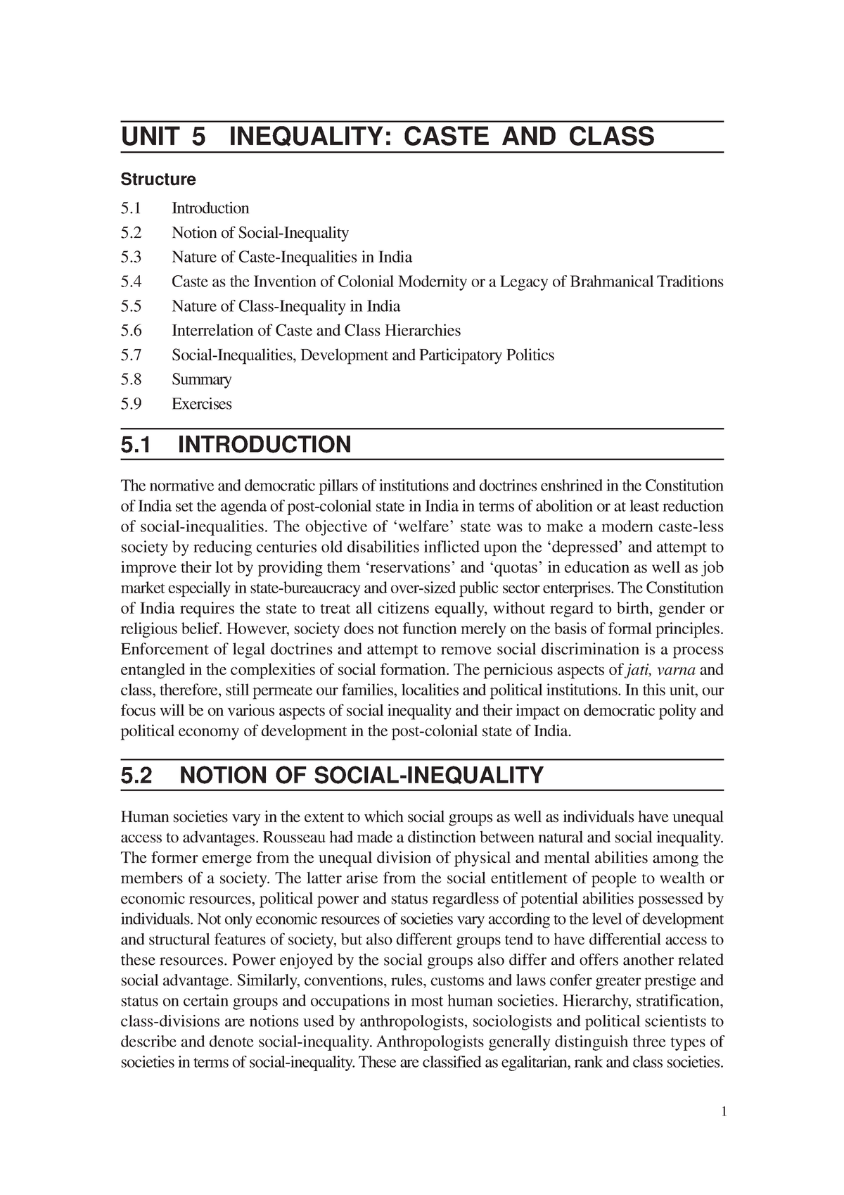 unit-5-socio-essay-unit-5-inequality-caste-and-class-structure-5