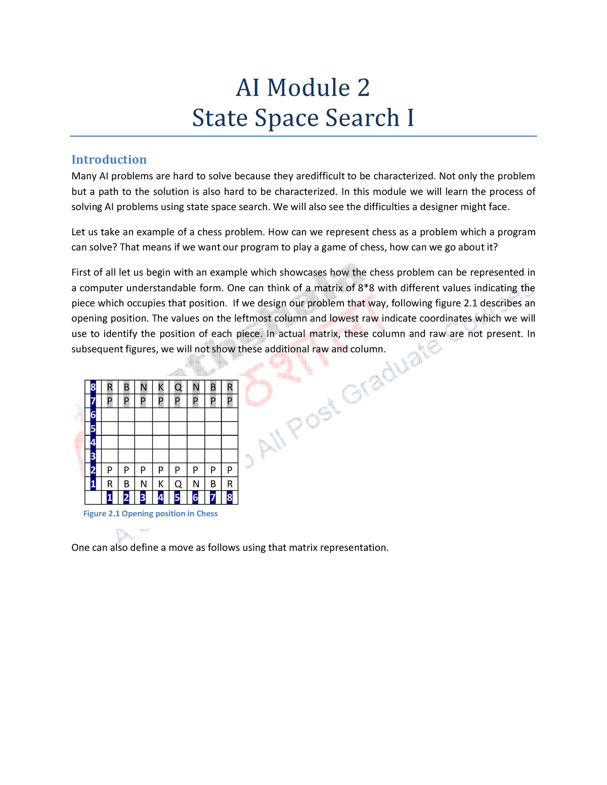 147023006102 ET - Excellent - AI Module 2 State Space Search I ...