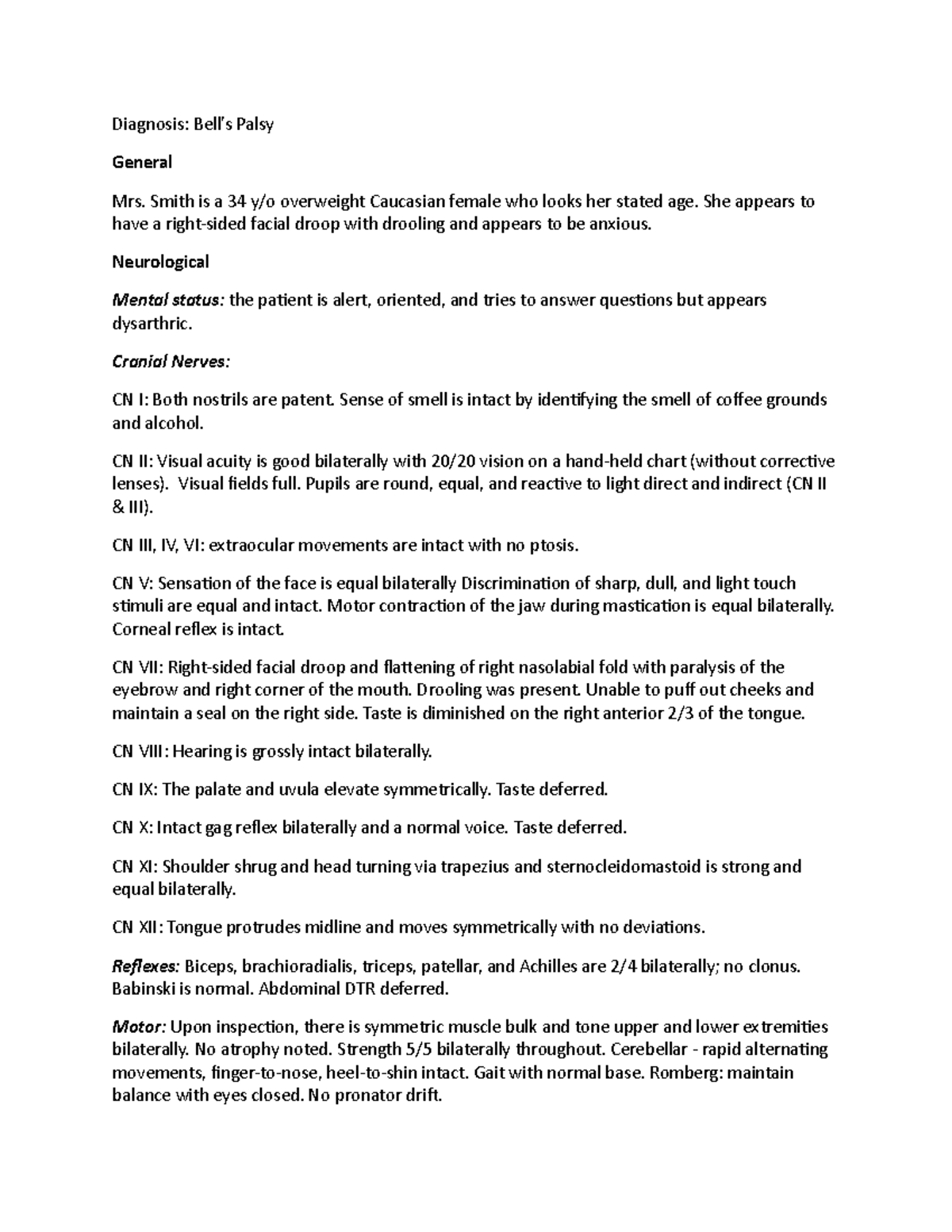 neuro-group-write-up-practice-note-diagnosis-bell-s-palsy-general