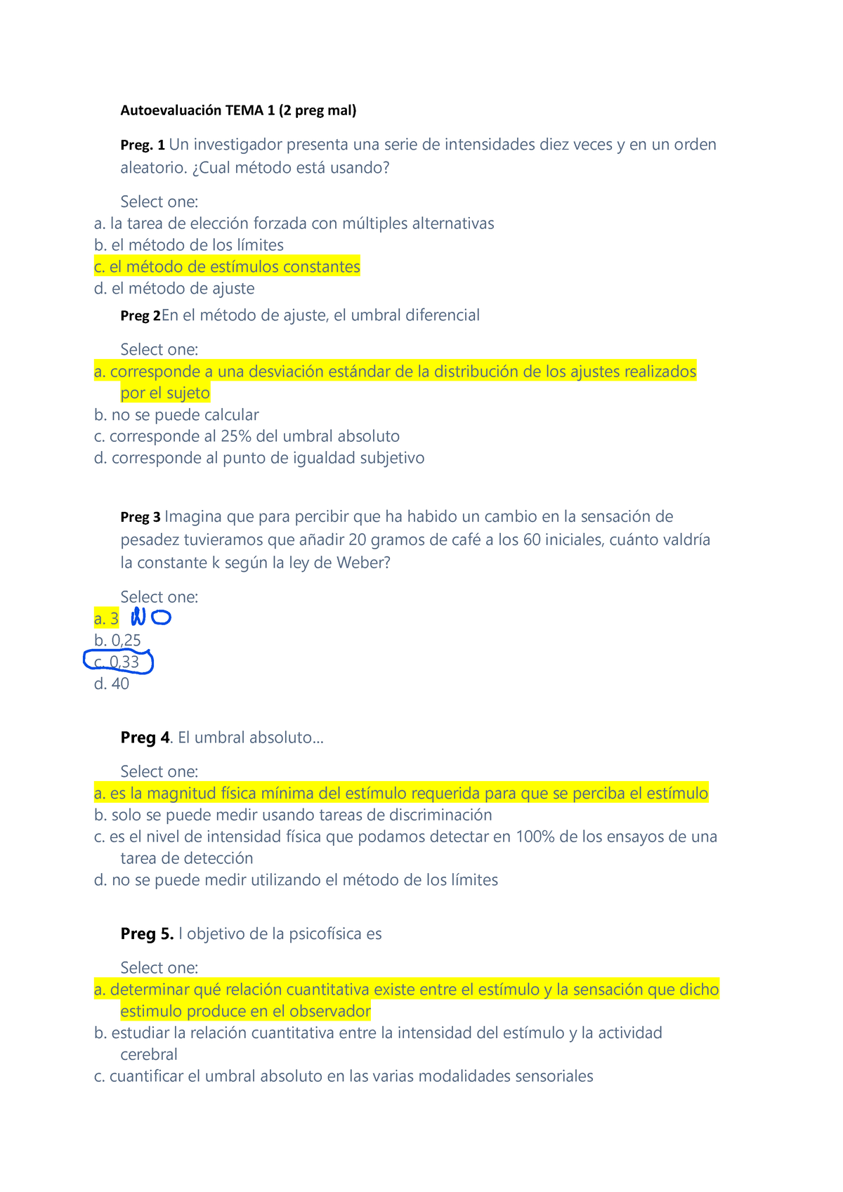 Respuestas Autoevaluaciones Corregido - Autoevaluación TEMA 1 (2 Preg ...