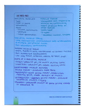 Lab 6 notes and drawings - BIO 201L - Studocu