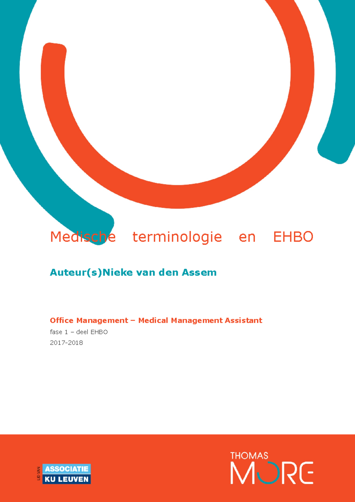 TM Medische Terminologie En EHBO - Deel EHBO - Medische Terminologie En ...