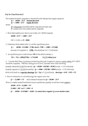 Module 10 Microeconomics mix - a. More Referring to the previous ...