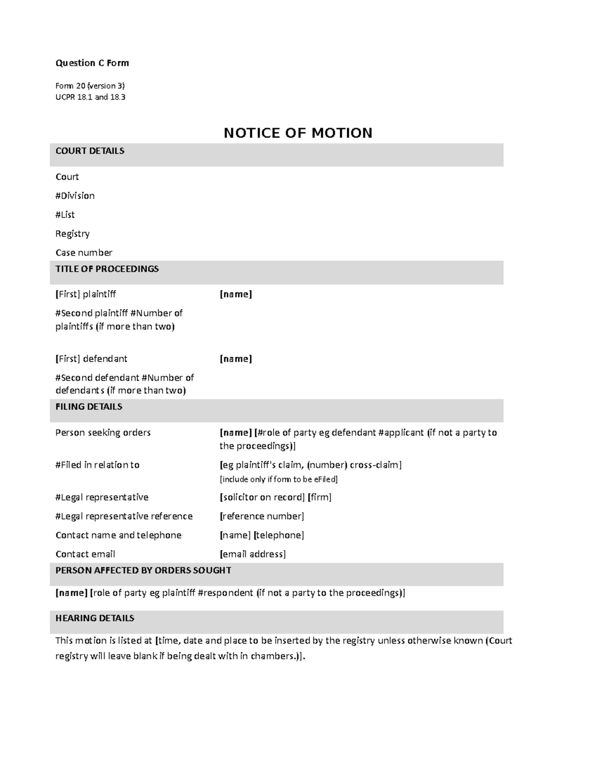 notice-of-motion-question-c-form-form-20-version-3-ucpr-18-and-18