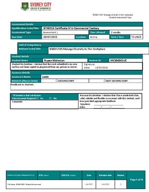 Risk Briefing Report Template - It is part of the supporting assessment ...