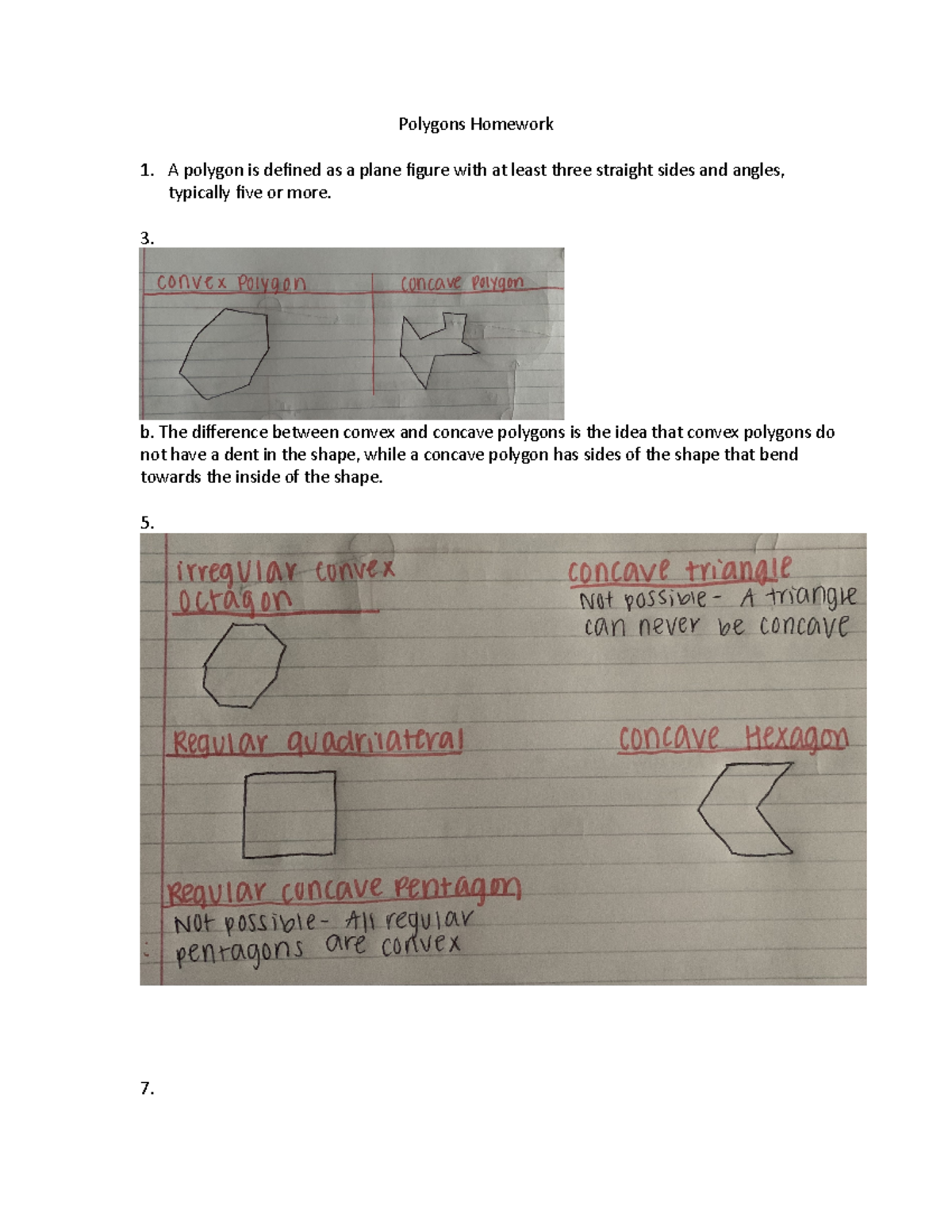 my homework lesson 2 polygons