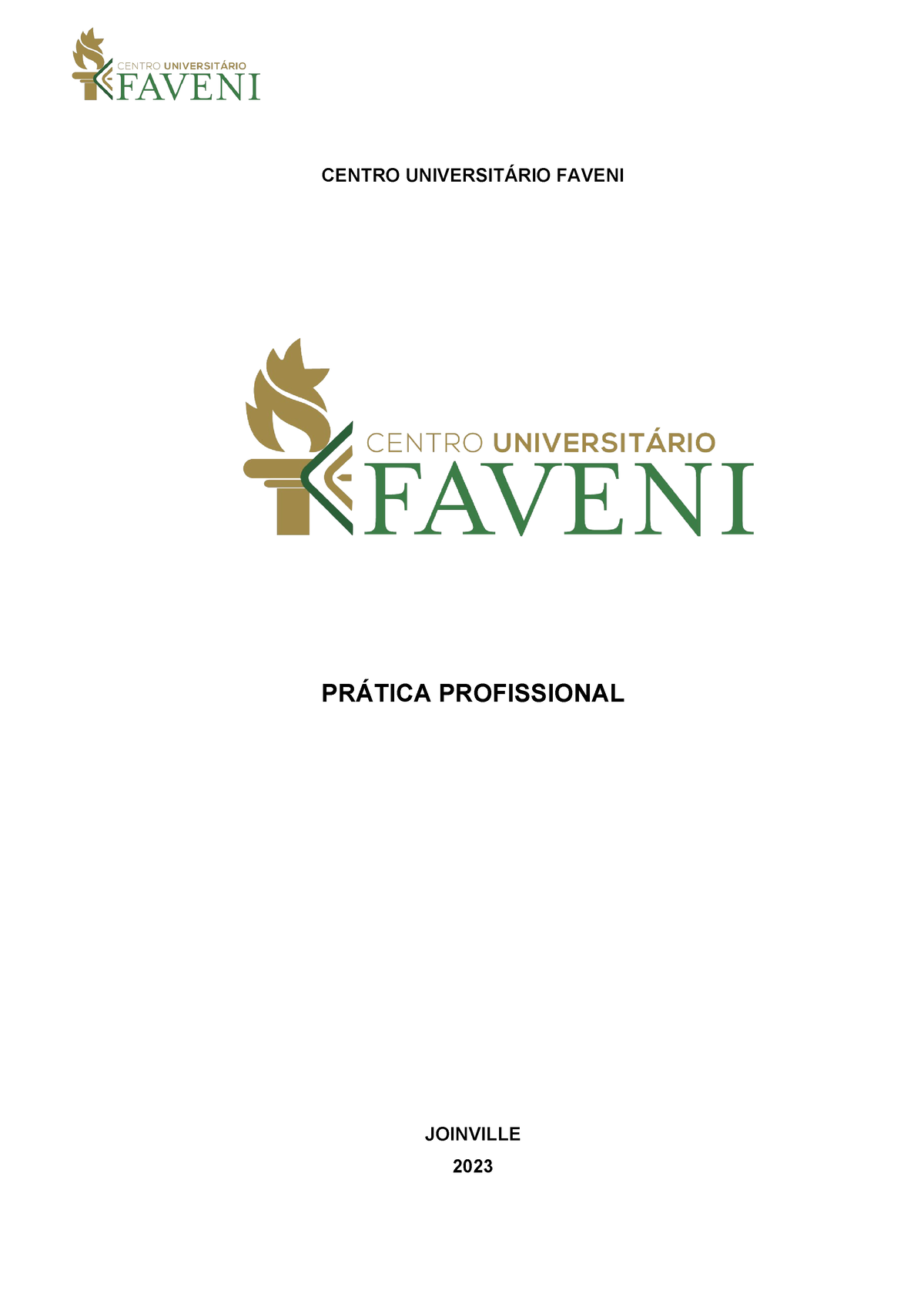 Prática Profissional - Atualizado - PDF - CENTRO UNIVERSITÁRIO FAVENI ...