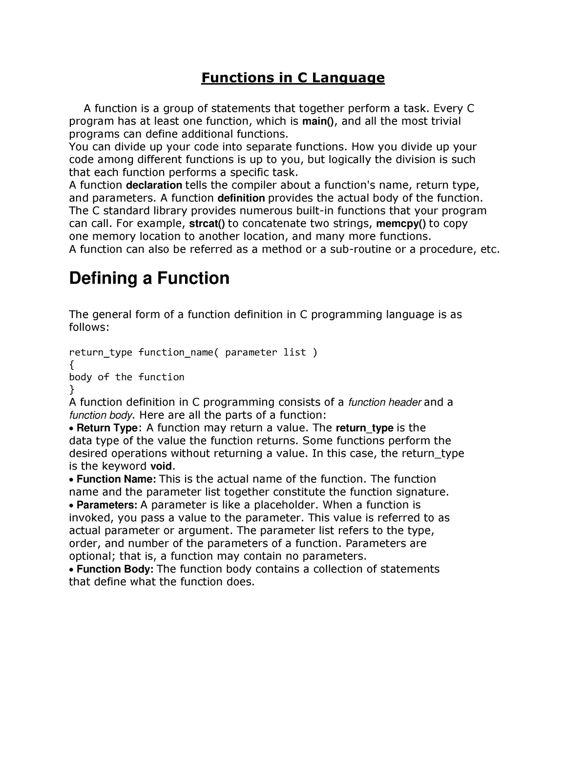 functions-in-c-programming-functions-in-c-language-a-function-is-a