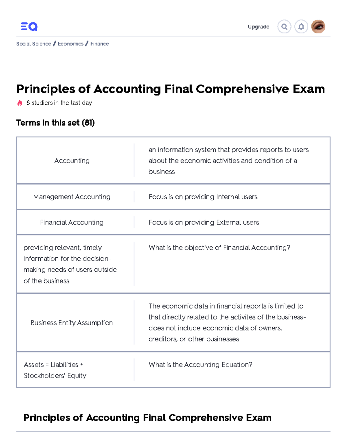 accounting phd comprehensive exam