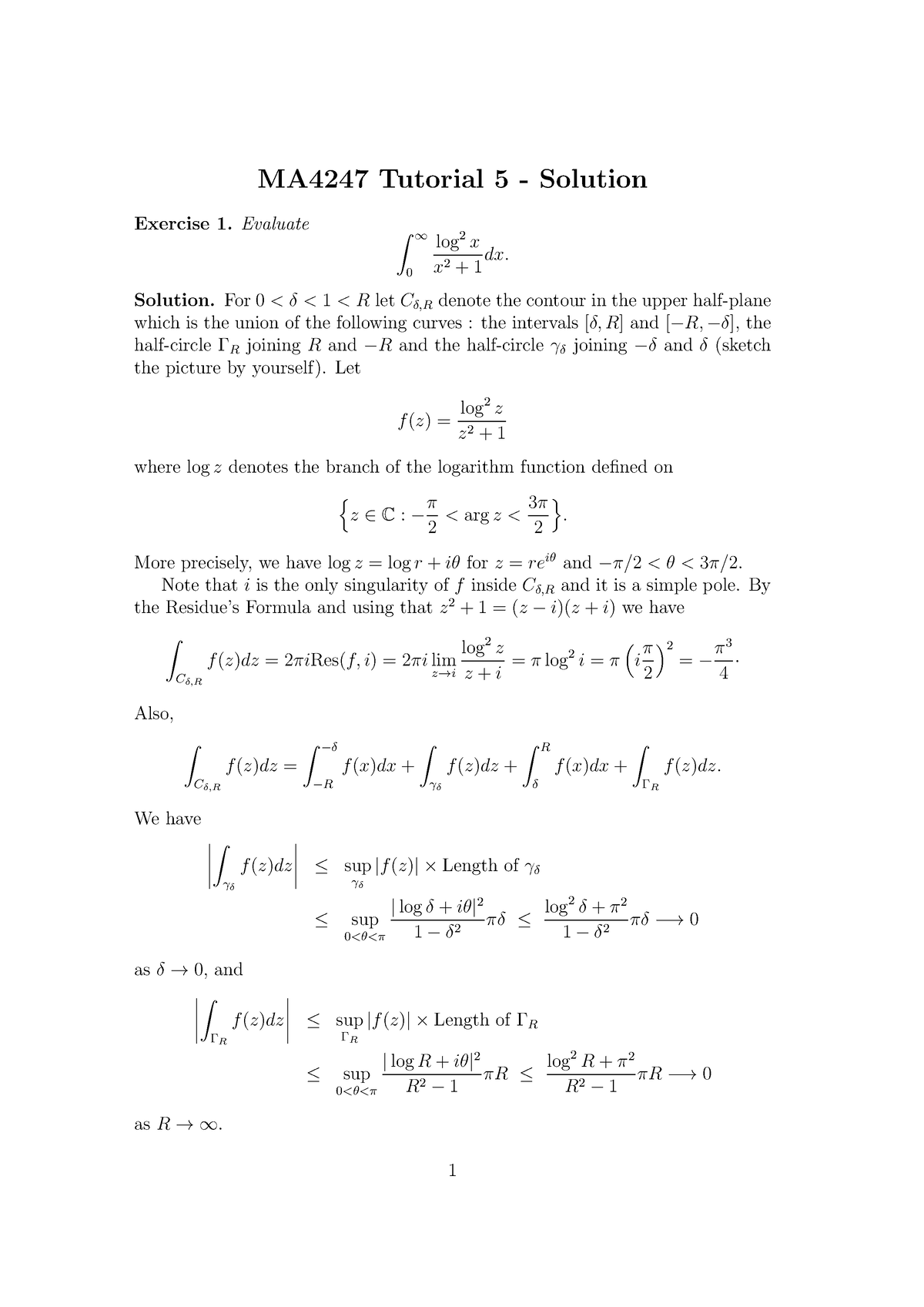 logarithm-function-defined-ma4247-tutorial-5-solution-exercise-1