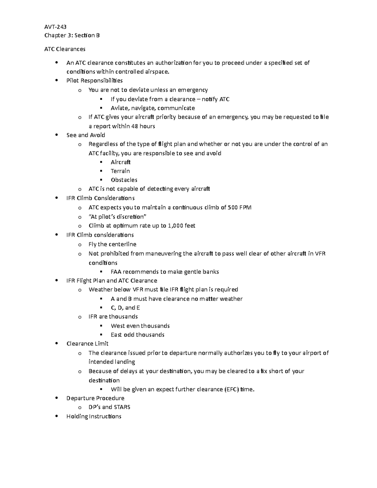 Chapter 3 Section B - Summary Jeppesen Instrument Commercial - AVT ...