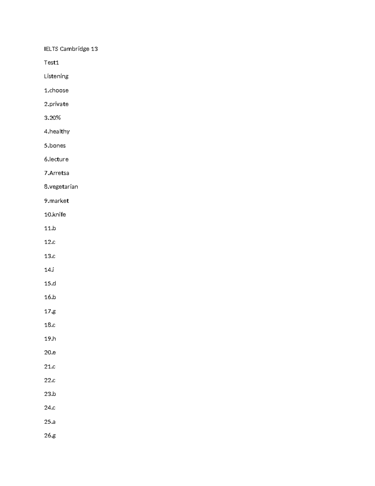 Hw for week 2 - İELTS Writing - IELTS Cambridge 13 Test Listening 1 2 3 ...