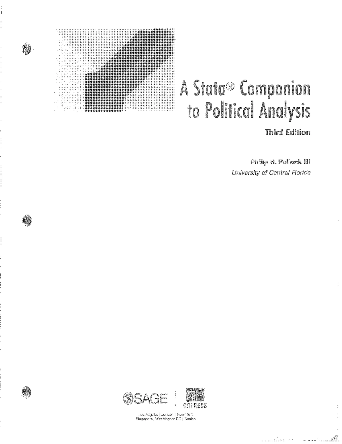 Pollock A Stata Companion ch2 Descriptive Statistics - A Stata R Companion to Political Analysis ...
