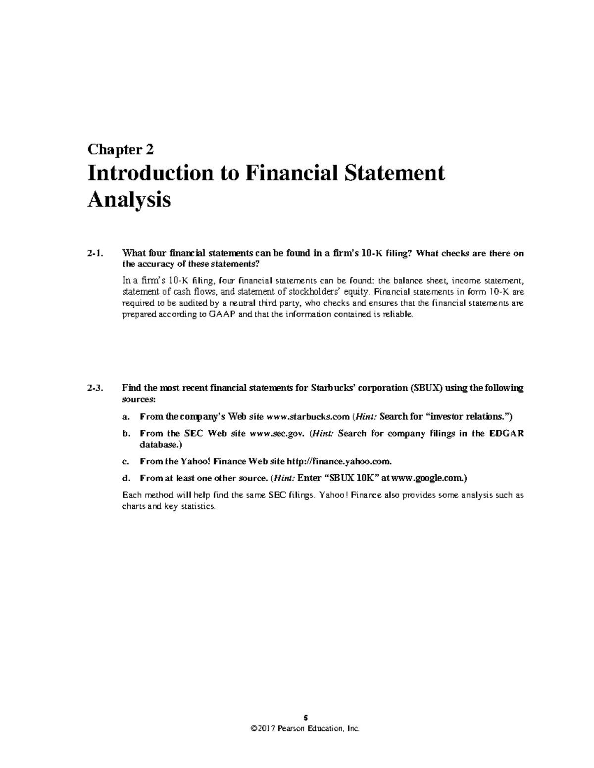 Corporate finance - 5 Chapter 2 Introduction to Financial Statement ...