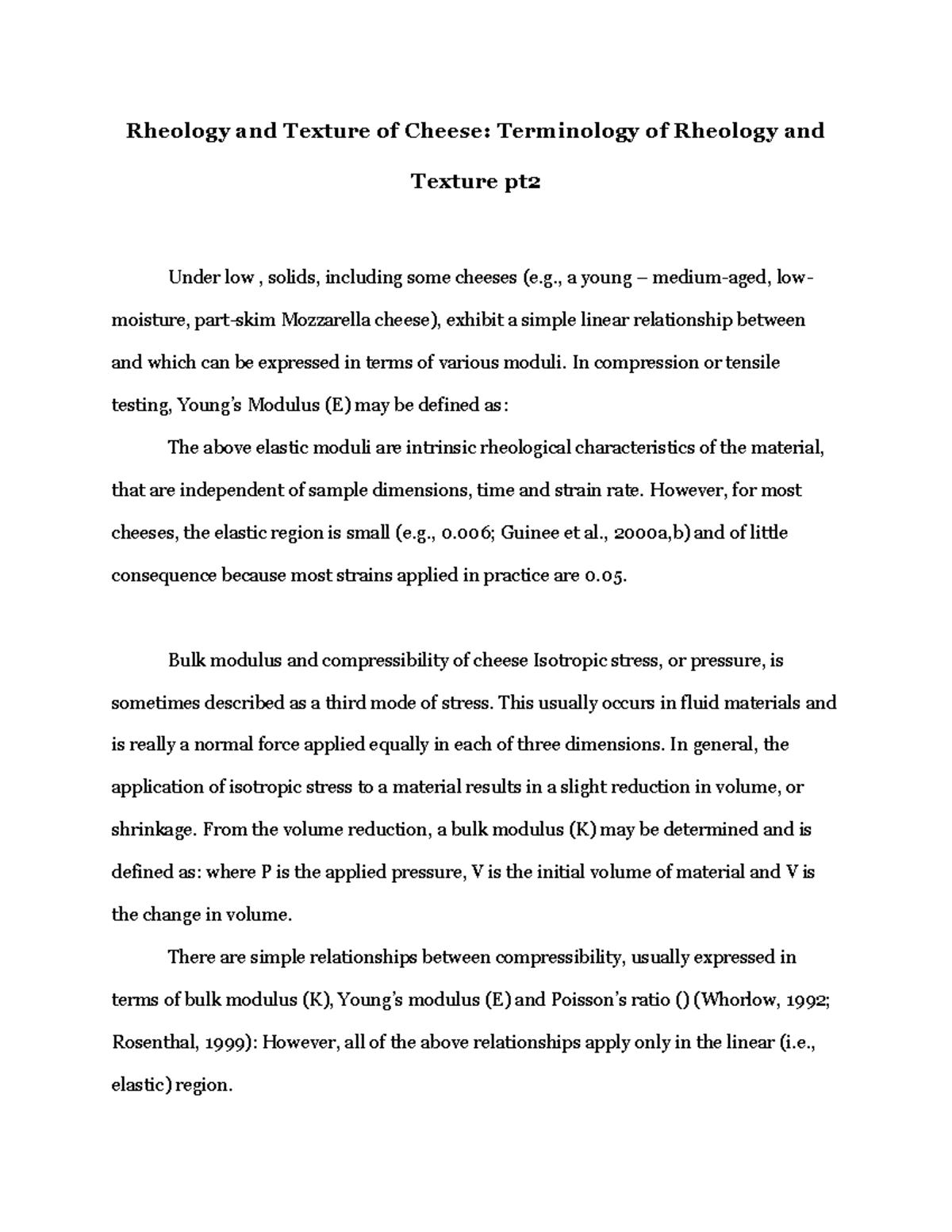 Terminology of Rheology and Texture pt2 - Rheology and Texture of ...