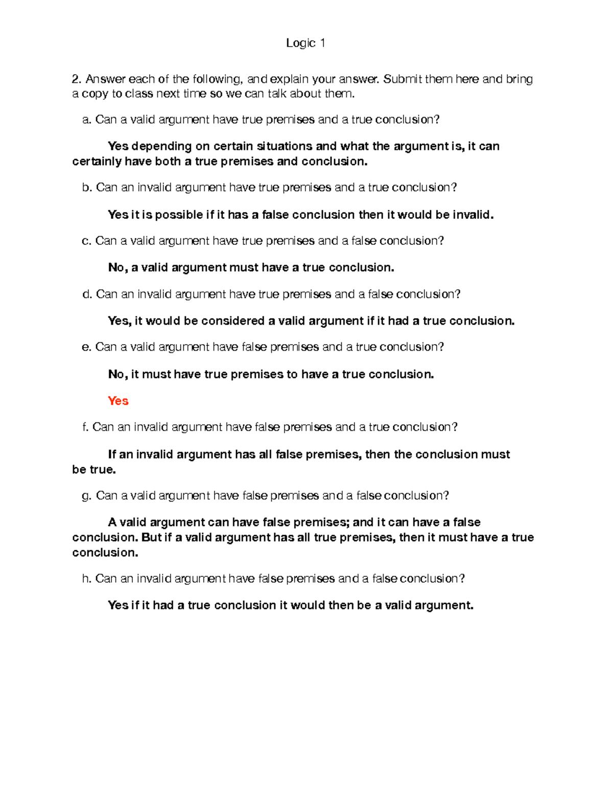 Logic 1 Assignment for 7 Habits of Highly Effective People - Logic 1 ...