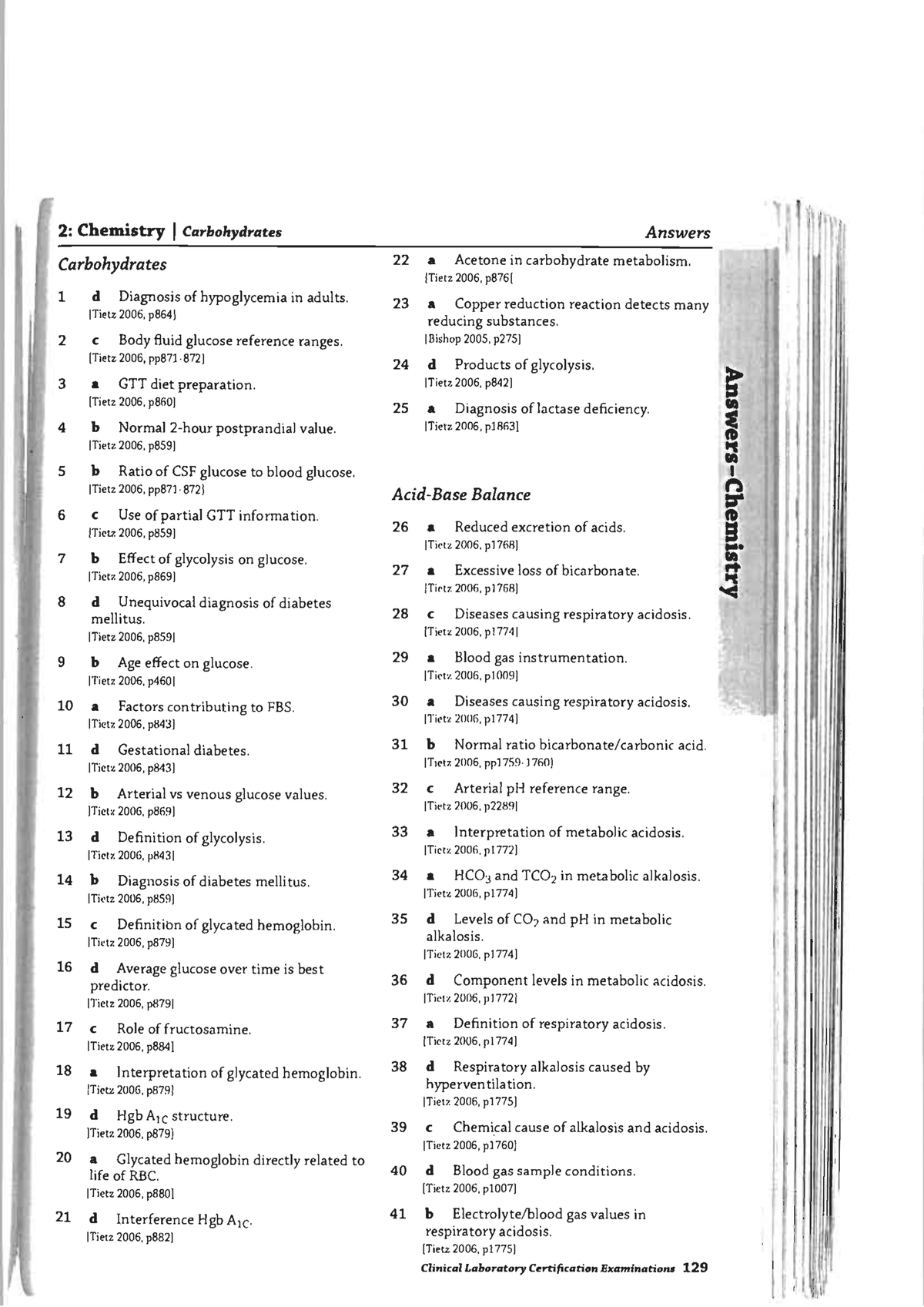 BOC CC Answer KEY - Summary BS Medical Laboratory Science - Studocu