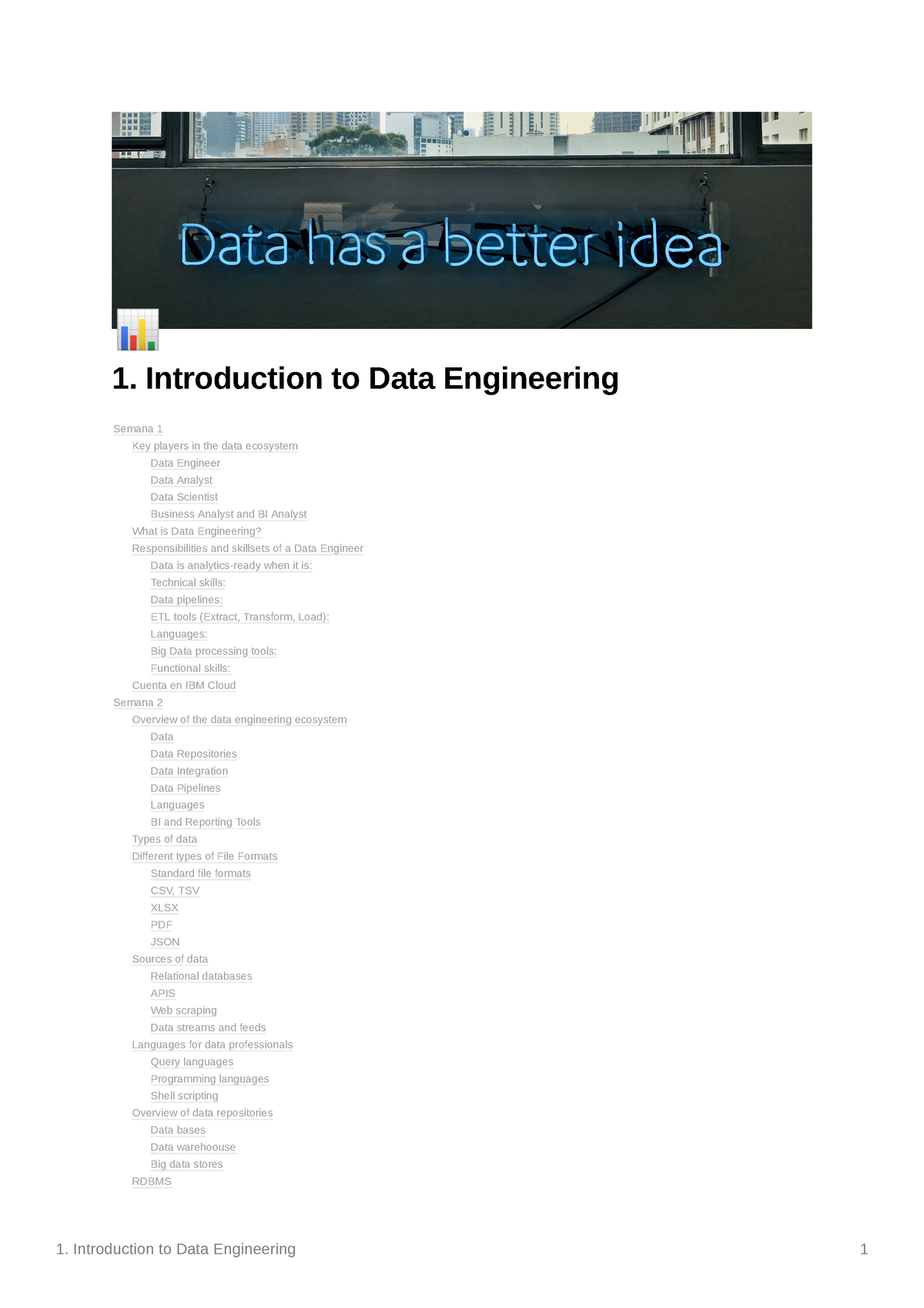 data engineering assignments