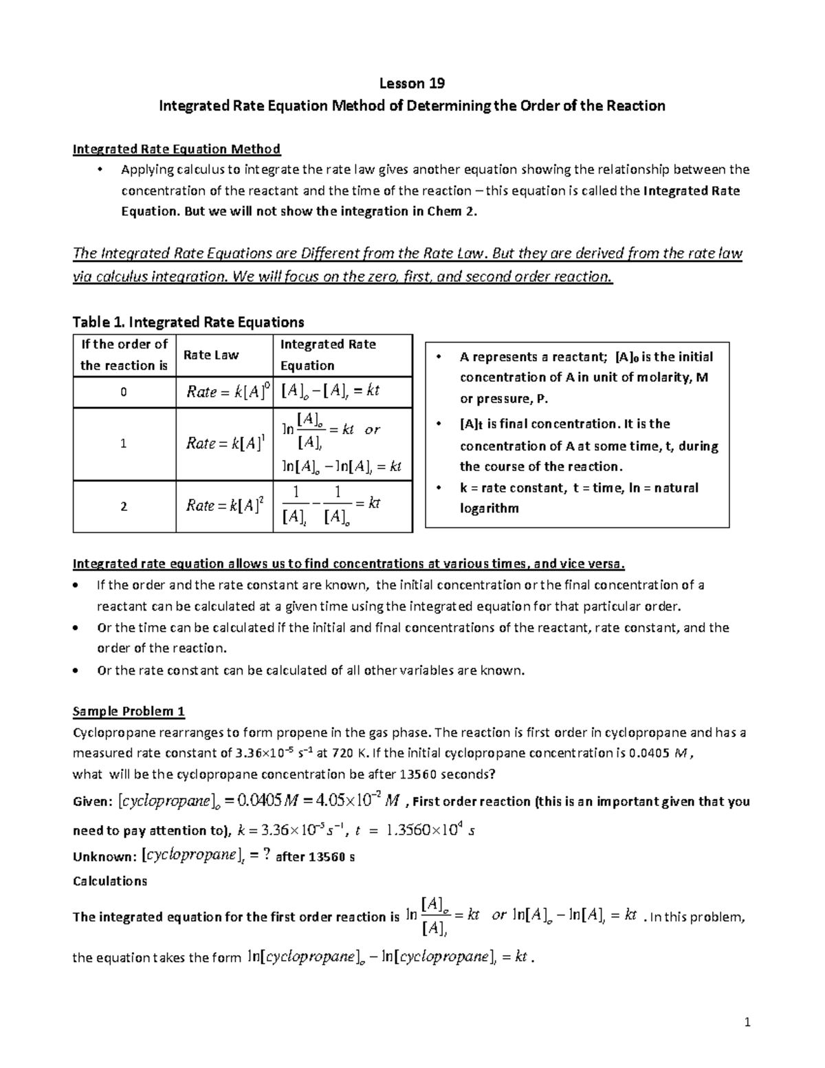 lesson-19-integrated-rate-equation-method-of-determining-the-order-of