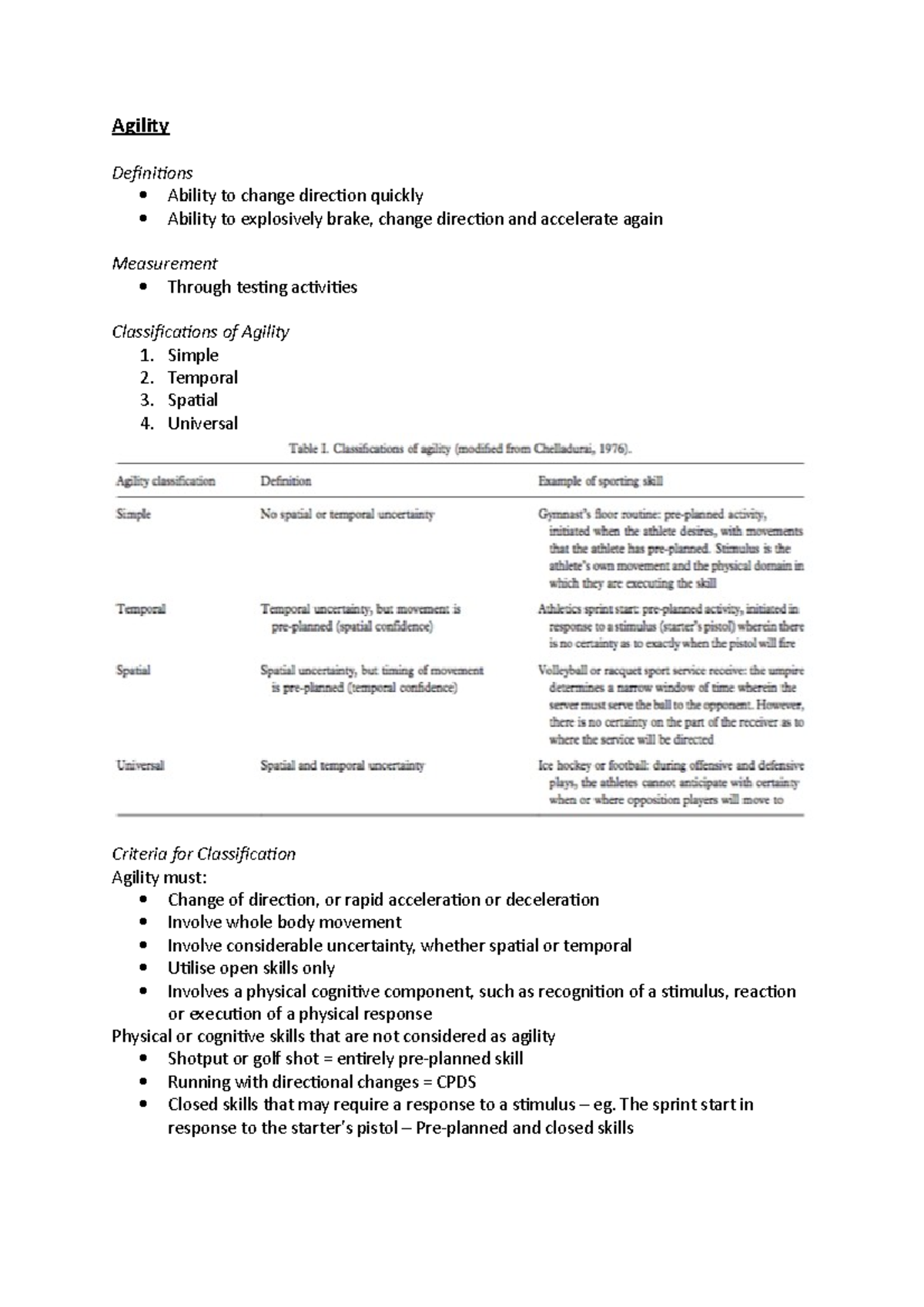 Agility - Agility Definitions Ability to change direction quickly ...