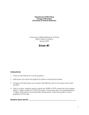 Evoluton Exam 1 - Test Examples - Introduction to Evolution (Module 1a ...