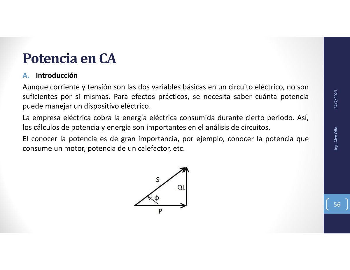 Capítulo 3 AC 2 - NOTAS - Electricidad I - EPN - Studocu