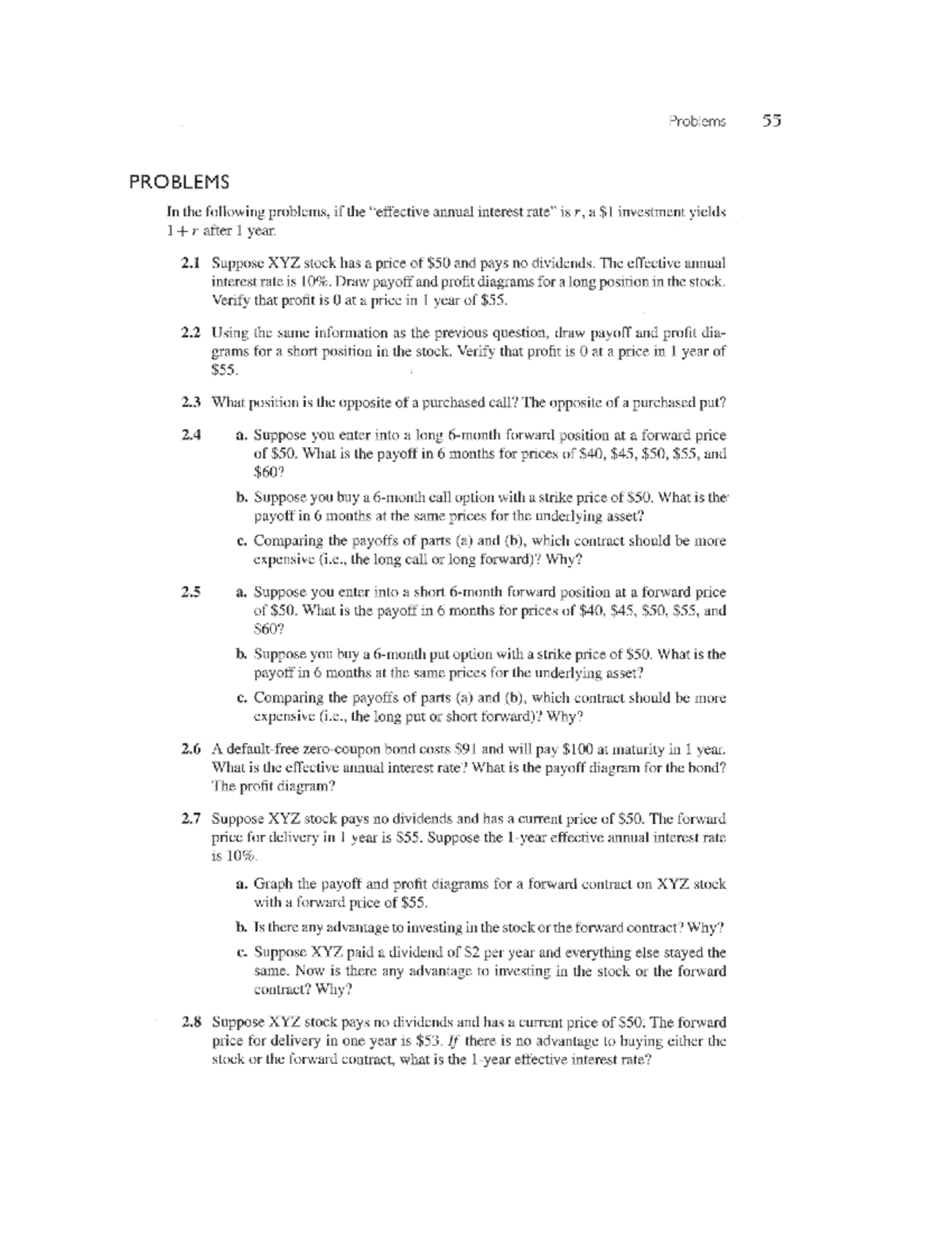 Chapter+2+problems - Chapter 2 practice question - Problems 55 PROBLEMS ...