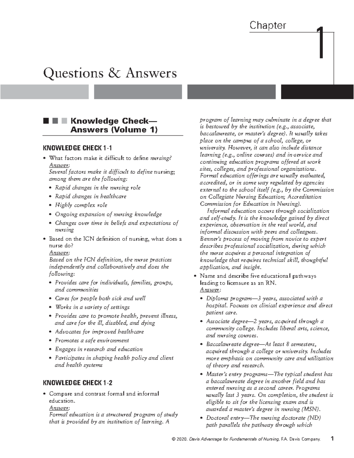 Chapter 1 Questions And Answers - Chapter 1 Questions & Answers ...